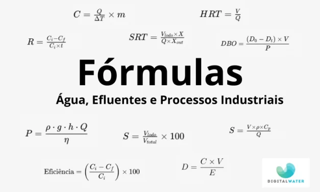 Fórmulas – Água, Efluentes e Processos Industriais